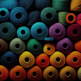 Coloring Sewing Threads